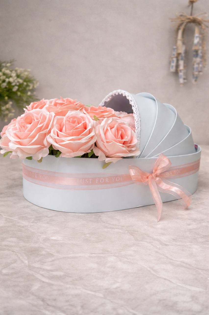 Coffret Floral Naissance Fille
